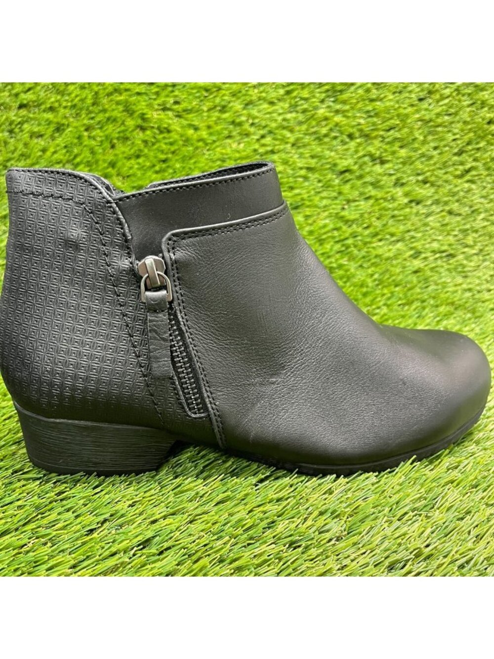 Rockport Carly Womens Size 8 Black Leather Composite Toe Safety Work Boots